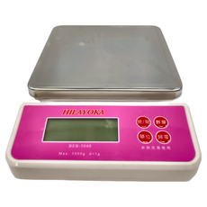 TRIARROW 三箭牌 電子料理秤 BEB-3040，最大秤量3KG，ABS塑料本體+附不鏽鋼秤盤, 3kg