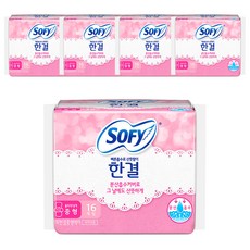 바디피트 한결 생리대 중형, M중형, 16개입, 5개