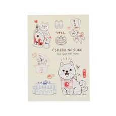 Sunny 三瑩文具 簡單小日常插畫明信片 Set, SGC-327B 柴犬遊台, 7個