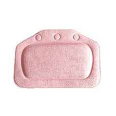 感恩使者 浴缸用頭枕, PVC發泡, 29.5x20cm, 粉紅色, 1個