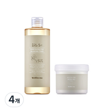 Wellderma 金銀平衡爽膚水 + 多用途面部墊 70 張, 500ml, 4個