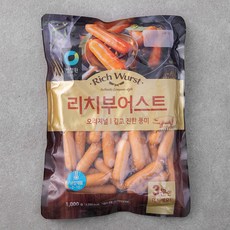 청정원 리치부어스트, 1kg, 1개
