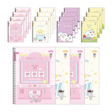 펜피아 1000 초등 스프링노트 10칸쓰기 여아용, 랜덤 발송, 20개
