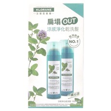 KLORANE 蔻蘿蘭 涼感淨化乾洗髮噴霧 150ml 兩入, 2瓶