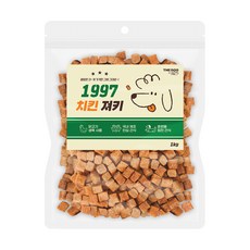 더독 강아지 간식 1997 져키, 치킨맛, 1kg, 1개 치킨맛, 1개