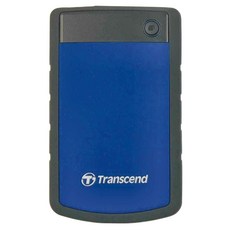 Transcend 創見 軍規防震行動硬碟 USB 3.1 Gen 1, AES資料加密, 2TB, 藍色