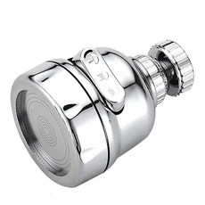 3段電鍍花灑節水器起泡器 短款, 防濺水, 起泡功能, 360°旋轉, 1個, 5.5 x 8.5cm