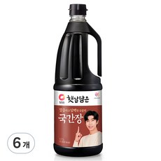청정원 햇살담은 자연숙성 국간장, 1.7L, 6개