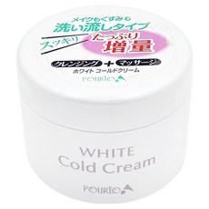 POURtO A 保濕卸妝冷霜,白色冷霜, 190g, 可水洗型, 無香料, 無色素, 1罐