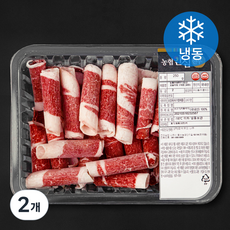 농협안심한우 2등급 차돌박이 구이용 (냉동), 250g, 2개