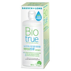 바이오트루 렌즈 세정액 + 렌즈 케이스, 500ml, 1개