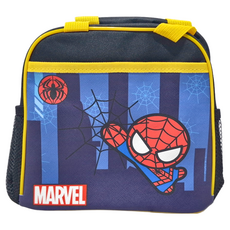 MARVEL 漫威 SPIDER-MAN 蜘蛛人 Q版 單層便當袋 26x23x15cm 尼龍材質, 1個