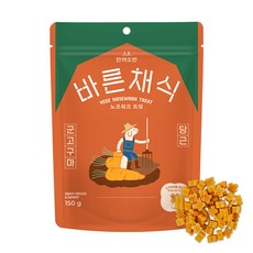 반려소반 바른채식 노즈워크 트릿 강아지 간식, 혼합맛(군고구마/당근), 150g, 1개