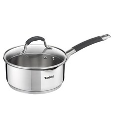 테팔 인덕션 일리코 스테인레스 편수 냄비, 16cm, 실버, 1개 1개, 실버, 16cm
