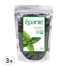 에빠니 유기농 페퍼민트 리필, 60g, 1개입, 3개