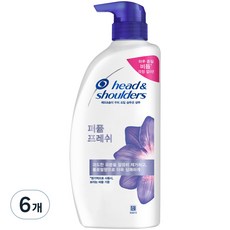 헤드앤숄더 퍼퓸 프레쉬 샴푸, 750ml, 6개