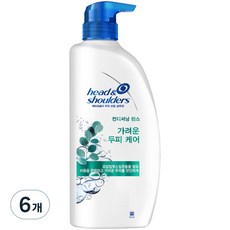 헤드앤숄더 가려운 두피케어 린스, 850ml, 6개