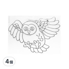 AMOS 阿摩司 壓克力模型版 M2 貓頭鷹, 4個
