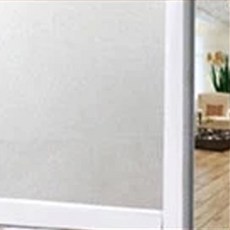 90x300CM 無膠靜電隔熱防窺玻璃貼窗貼 - 白磨砂, 磨砂, 1個