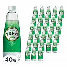LOTTE 樂天 TREVI 氣泡水 萊姆口味 500ml 20瓶, 40瓶