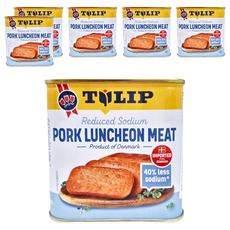 TULIP 特級豬肉餐肉，減鈉40%，340g, 6罐