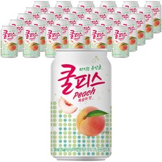 쿨피스 복숭아맛, 350ml, 72개