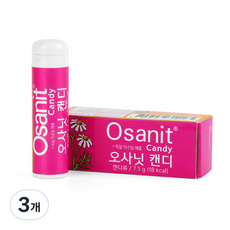 오사닛 캔디 7.5g, 자일리톨, 3개