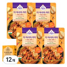 티아시아키친 비프 키마 커리, 170g, 12개