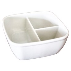 強化三格角缽 - 日本製, 寬14x高5.5cm, 容量500ml, 白, 1個