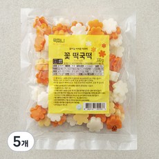 떡찌니 꽃 떡국떡, 300g, 5개
