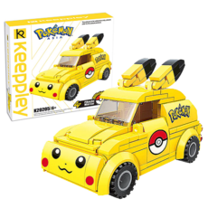 KEEPPLAY 奇妙積木 皮卡丘迷你車積木, 1盒