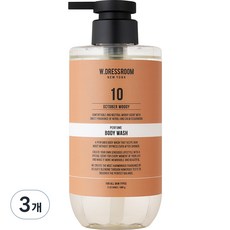 더블유드레스룸 퍼퓸 바디워시 10 옥토버우디, 500ml, 3개