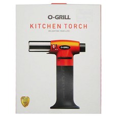 O-GRILL 攜帶型料理瓦斯噴槍 GT-200, 防水電子點火系統，可調式出力開關, 可站立底座, 1盒