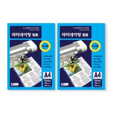 동아피엠에스 고급형 국산 코팅필름 100MIC 2p, A4, 200매