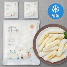 낭만부부 꼬마 가래떡 (냉동), 3팩, 235g