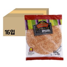 미션푸드 라카나스타 통밀 또띠아 20cm, 320g, 16개
