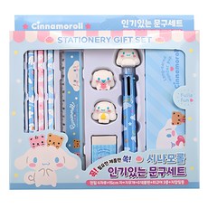 산리오 인기있는 문구 세트 시나모롤 블루 1세트 상품 이미지