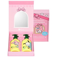 Green Finger Sanrio 我的孩子之家乳液 320 ml + 洗液 320 ml套裝, 2套
