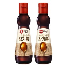 백설 진한참기름, 320ml, 2개 320ml, 2개