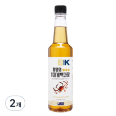홍영의 어간장 붉은대게백간장, 500ml, 2개