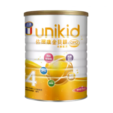 unikid 佑爾康 金貝親 OPO Premium 兒童配方 4號, 適用於3歲以上兒童, 3~7歲專用, 850g, 1罐