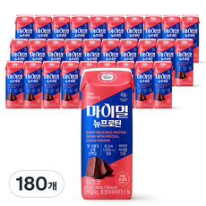 대상웰라이프 마이밀 뉴프로틴 딥초코, 190ml, 180개