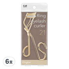 KAI 貝印 RING 睫毛夾 21度 HC-3901, 香檳金, 6支