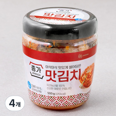 종가 맛김치, 500g, 4개