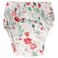 PUKU 藍色企鵝 Summer幼兒學習褲, 親膚觸感 輕薄透氣 彈性腰圍, M, 小花, 1件