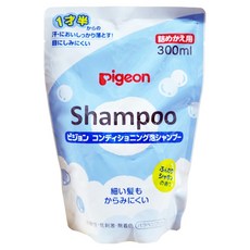 pigeon 貝親 泡沫洗髮精 補充包 1歲半以上使用 皂香, 300ml, 1包