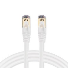 애니포트 플러스 프리미엄 고급형 랜선 STP 15M CAT7, 화이트, 1개