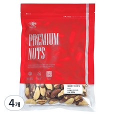 다다모마켓 브라질너트, 500g, 4개