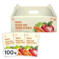 황금이네 유산균 더한 CCA주스, 100ml, 100개