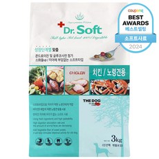 더독 노령견용 닥터 소프트 사료, 닭, 3kg, 1개 1개, 3kg, 닭